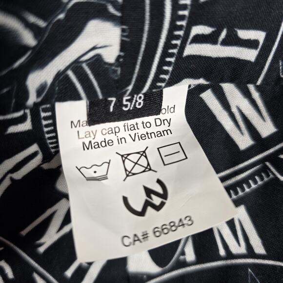 Welder Nation Welding Hat Cap Size 7 5/8 Reversible Green/Black skulls - Picture 9 of 11